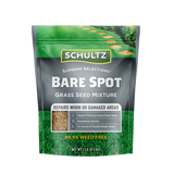 Schultz Bare Spot Grass Seed Mixture packaging on a white background