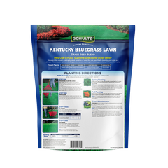 Schultz Kentucky Bluegrass Lawn Seed Blend packaging on a white background