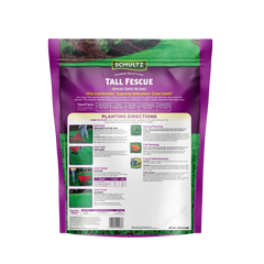 Schultz Tall Fescue grass seed blend packaging on a white background