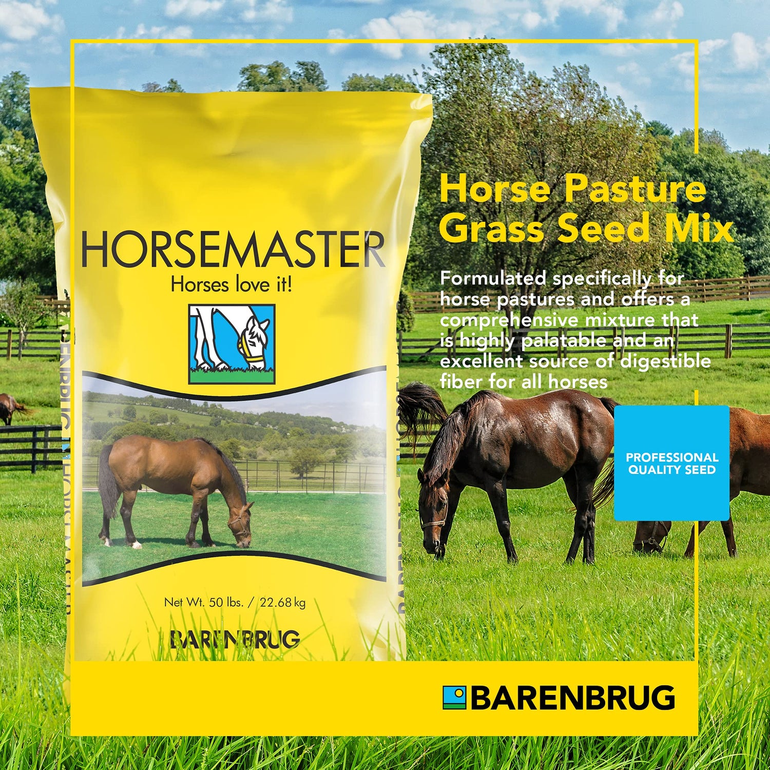 Horsemaster Premium Pasture Grass Seed Mix